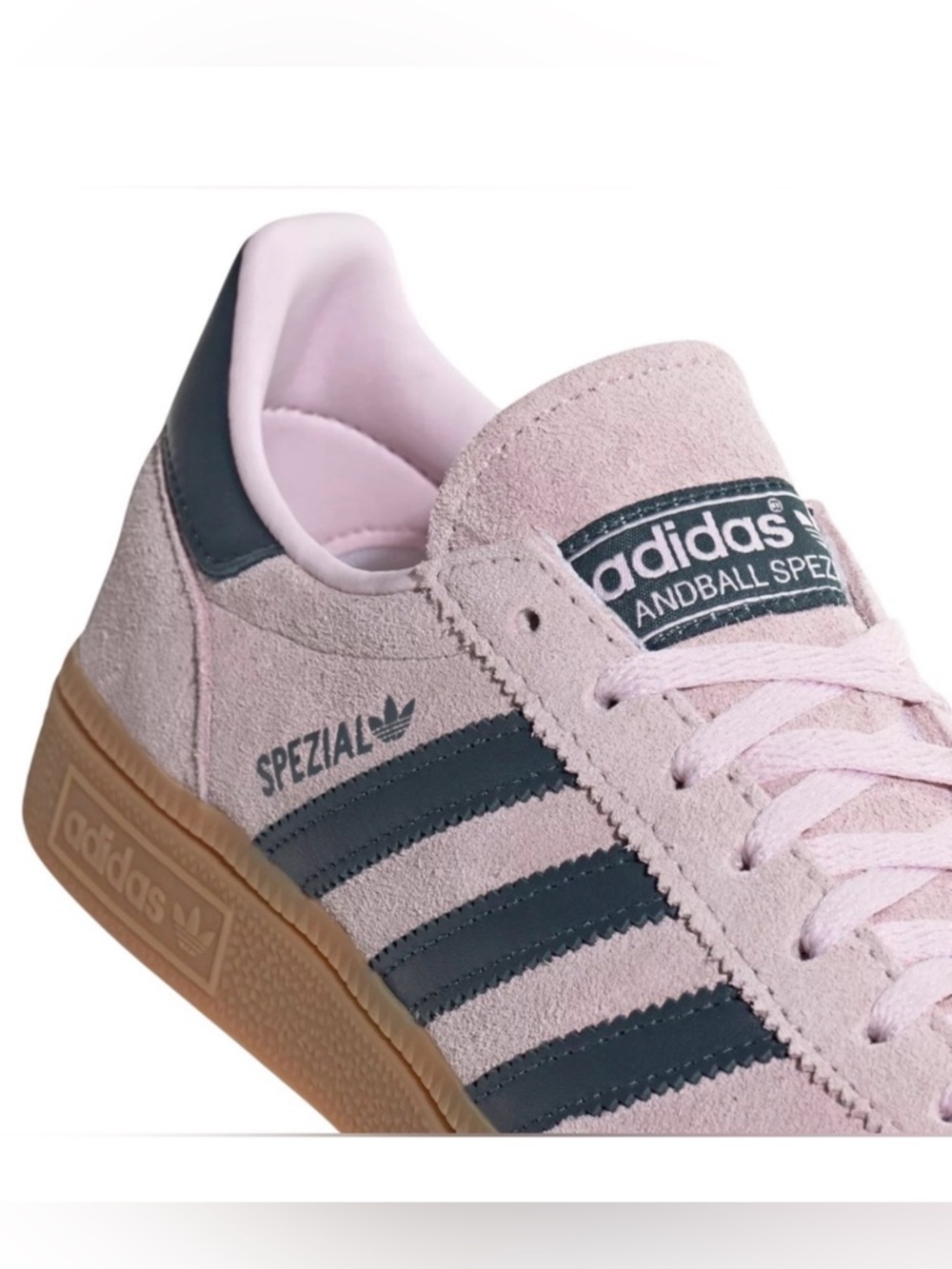 adidas Handball Spezial W Pink Suede Gum Sole Sneakers IF6561 NWT - Picture 3 of 8